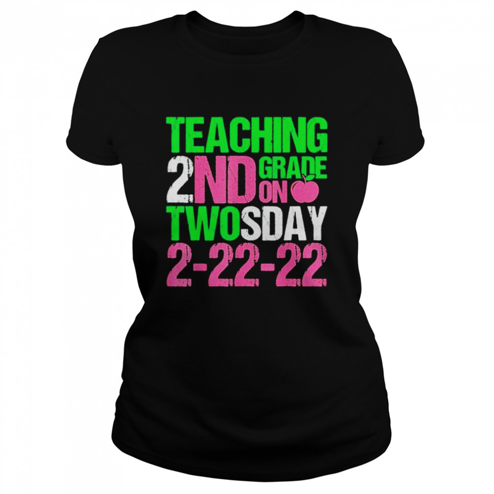 22nd February 2022 Twosday 2 22 22 Aka Math Teacher shirt Classic Women's T-shirt