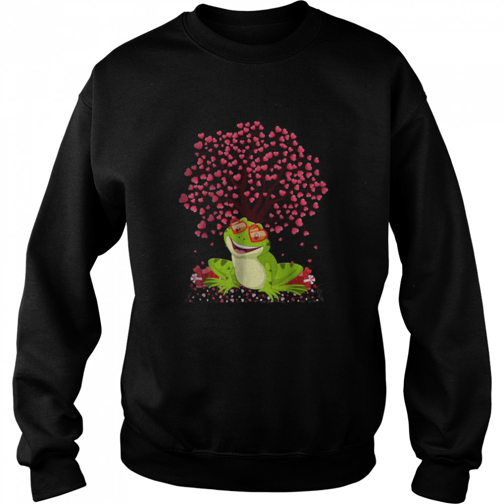 Frog Animal Frog Valentine’s Day Unisex Sweatshirt