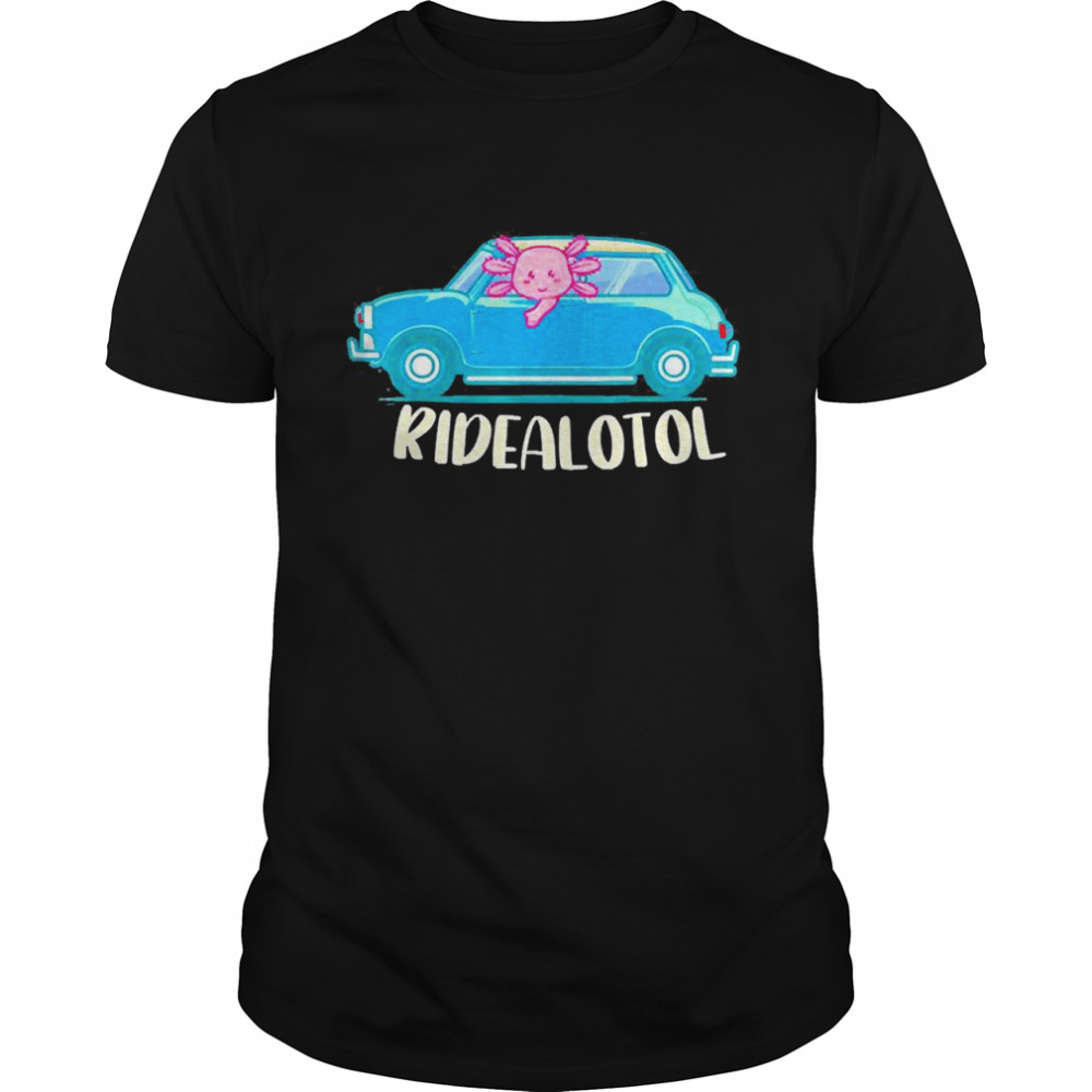 Anime Kawaii Car Graphic Axolotl  Classic Men's T-shirt