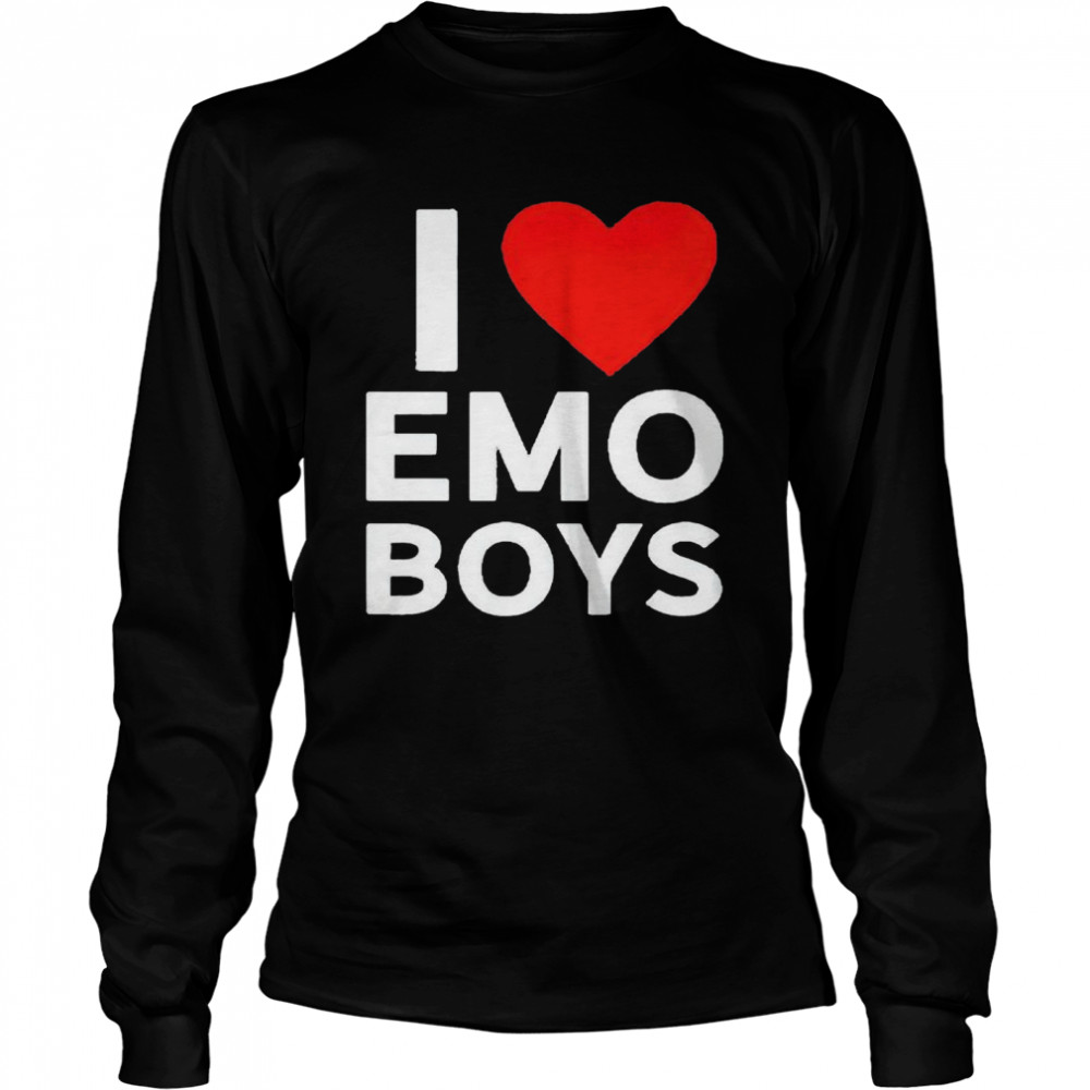 I love Emo boys shirt emo shirt I heart emo boys emo -  Portugal