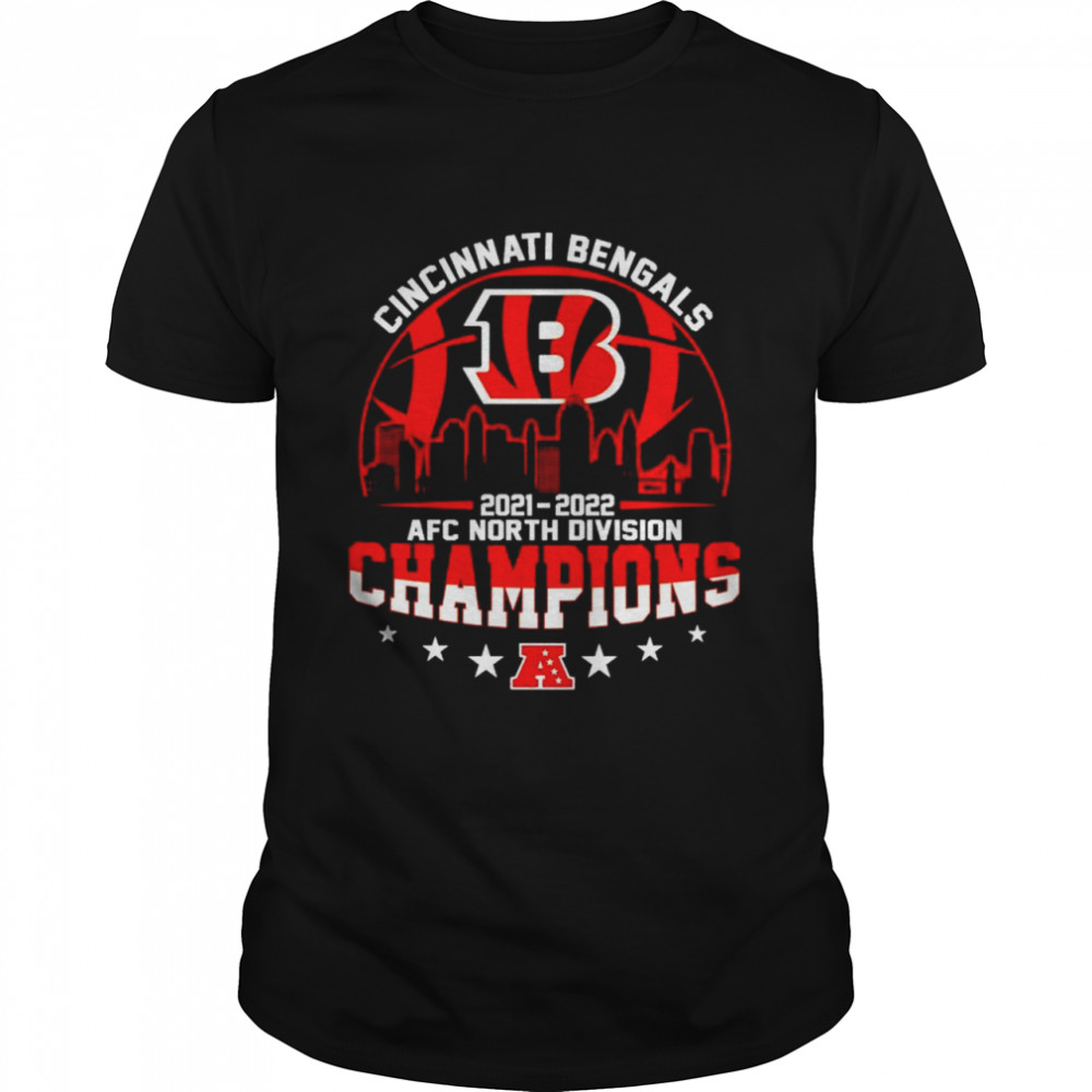 Cincinnati Bengals City 2021 2022 AFC North Division Champions shirt -  Kingteeshop
