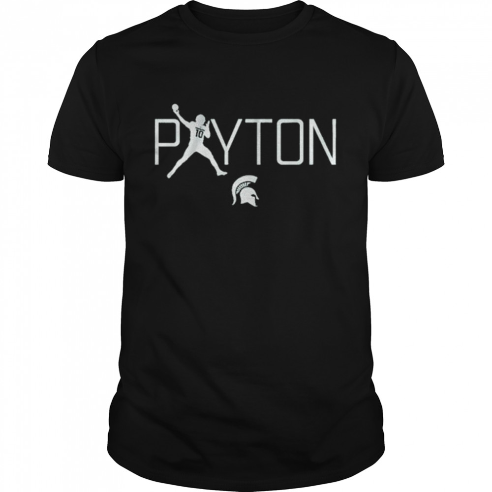 Payton Thorne Silhouette MSU shirt