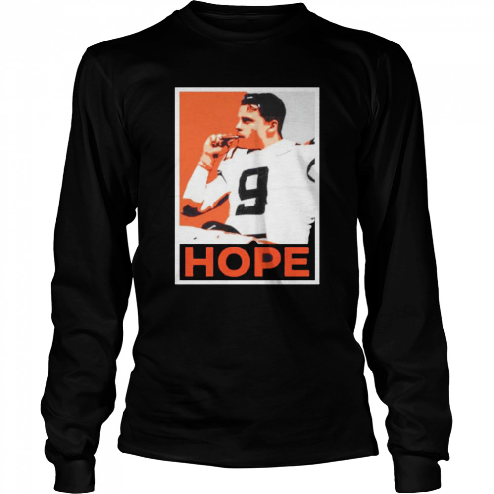 Cincinnati Bengals Joe Burrow smoking cigar champ hope shirt, hoodie,  sweater and v-neck t-shirt