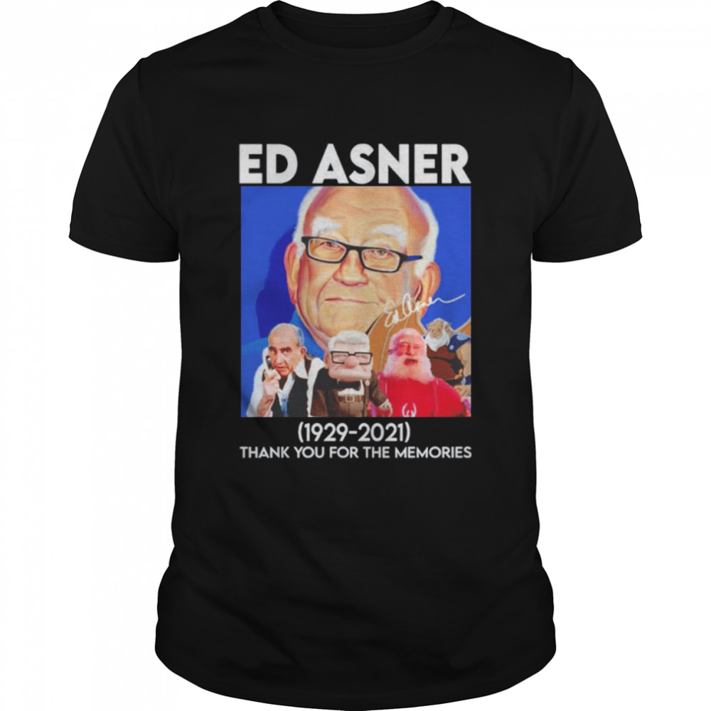 Ed Asner 1929 2021 thank you for the memories signature shirt