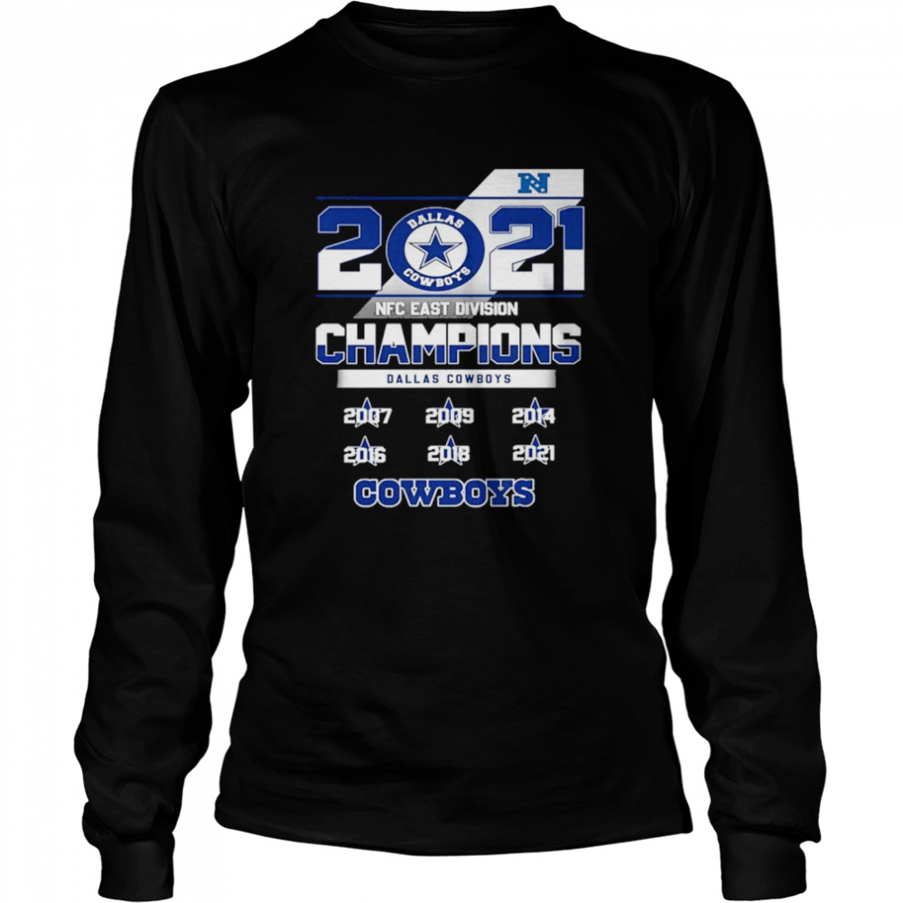 The Cowboys 2021 NFC East Division Champions T-Shirt, hoodie