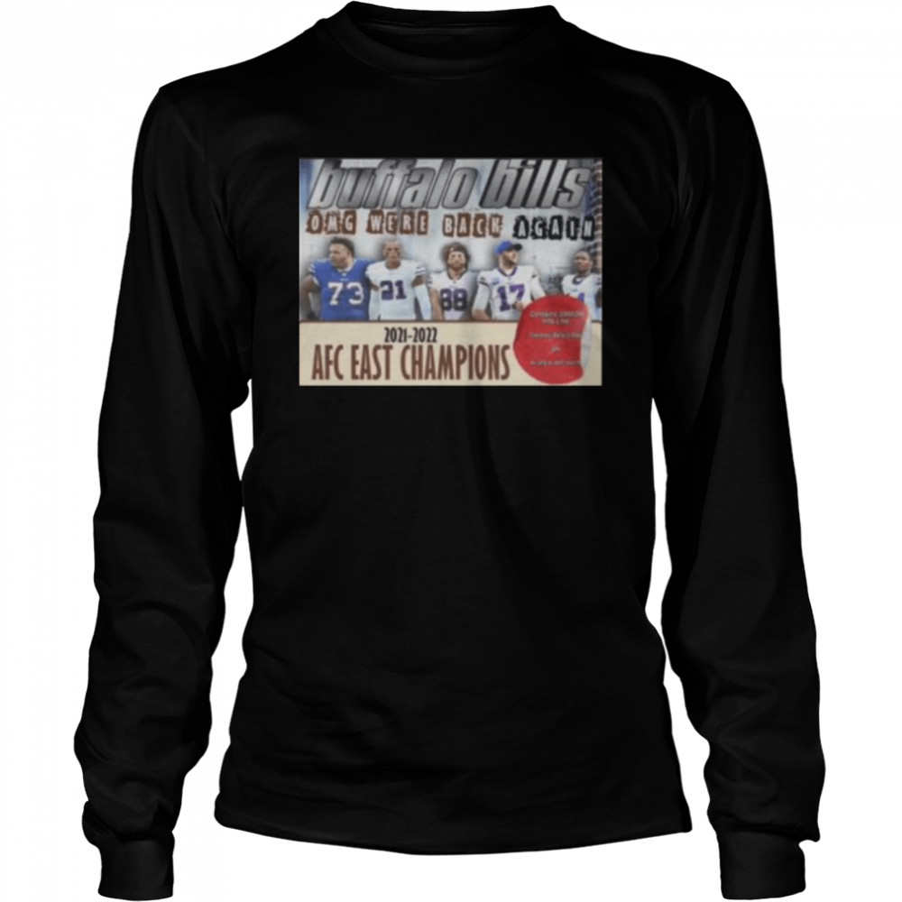 \ud83d\udea8BUFFALO BILLS AFC EAST CHAMPIONS Limited edition sweater available now  for pre order ! Crafted from the finest materials in fashion\u2026 | Instagram