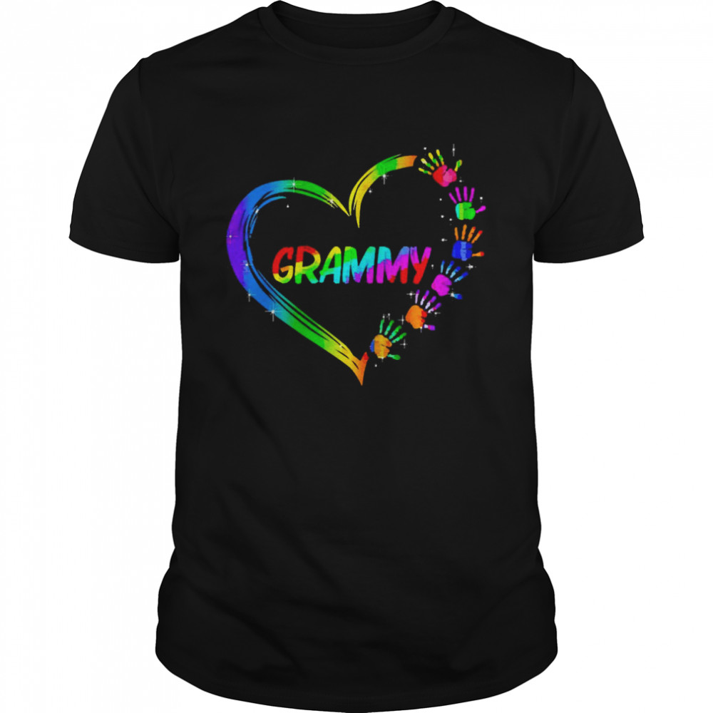 Gradient Heart Shape Grammy Shirt