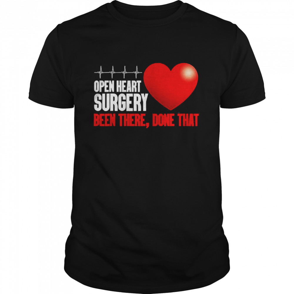 Cool Open Heart Surgery Art Men Women Heart Attack Recovery  Classic Men's T-shirt