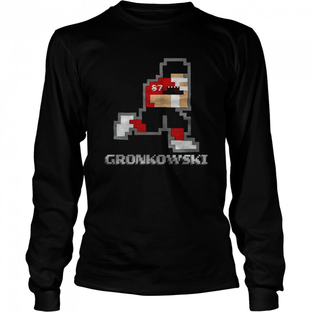 Rob Gronkowski pixel art shirt Long Sleeved T-shirt