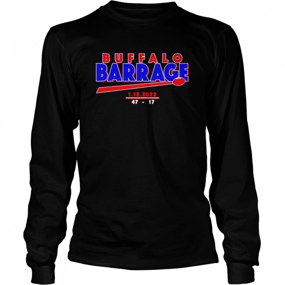 Top buffalo Bills barrage shirt Long Sleeved T-shirt