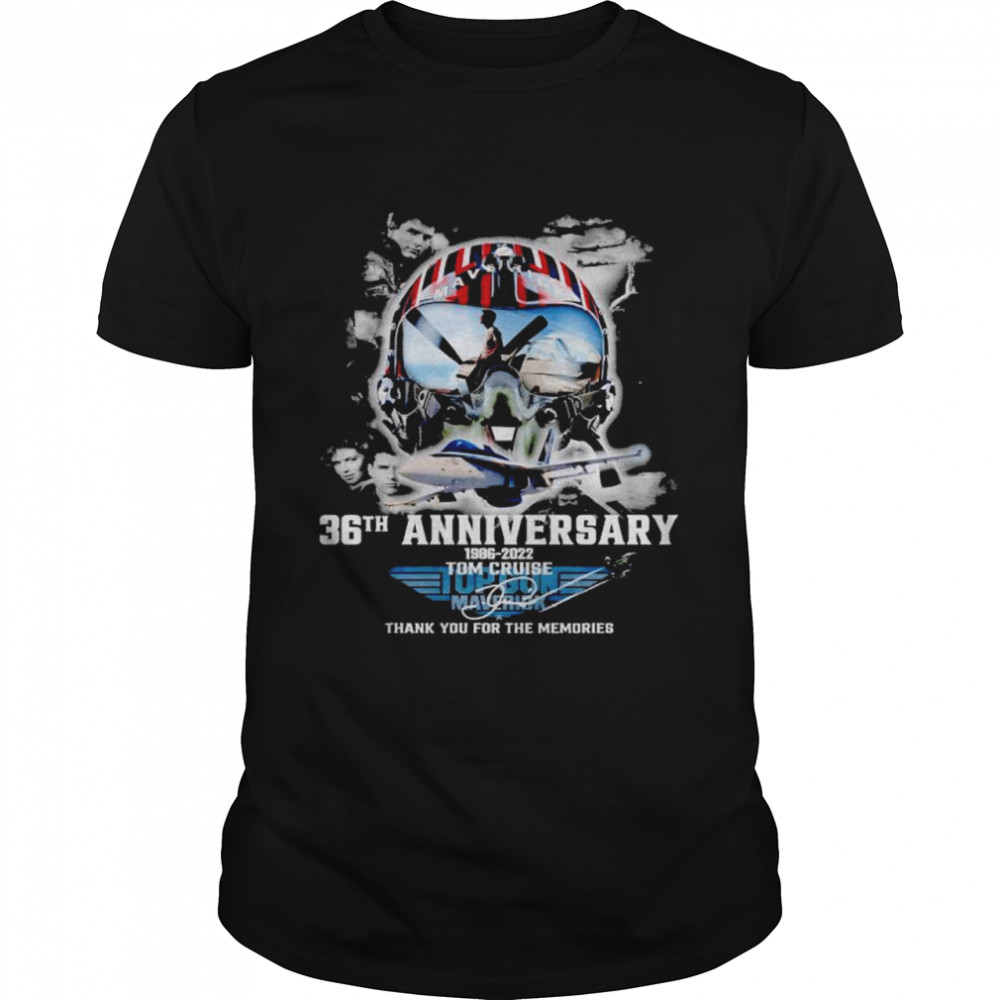 Top Gun 36th Anniversary 1986 2022 thank you for the memories shirt Classic Men's T-shirt