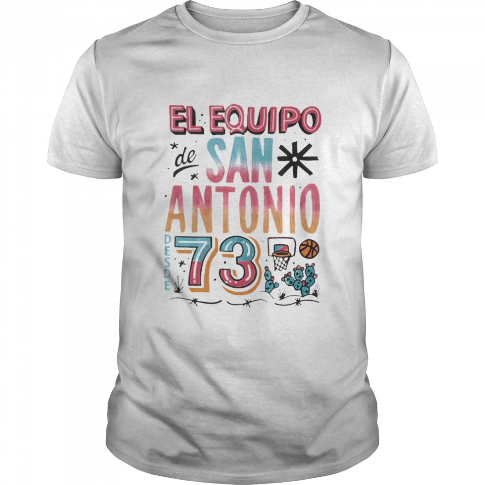 San Antonio Spurs La Cultura El Equipo Classic Men's T-shirt