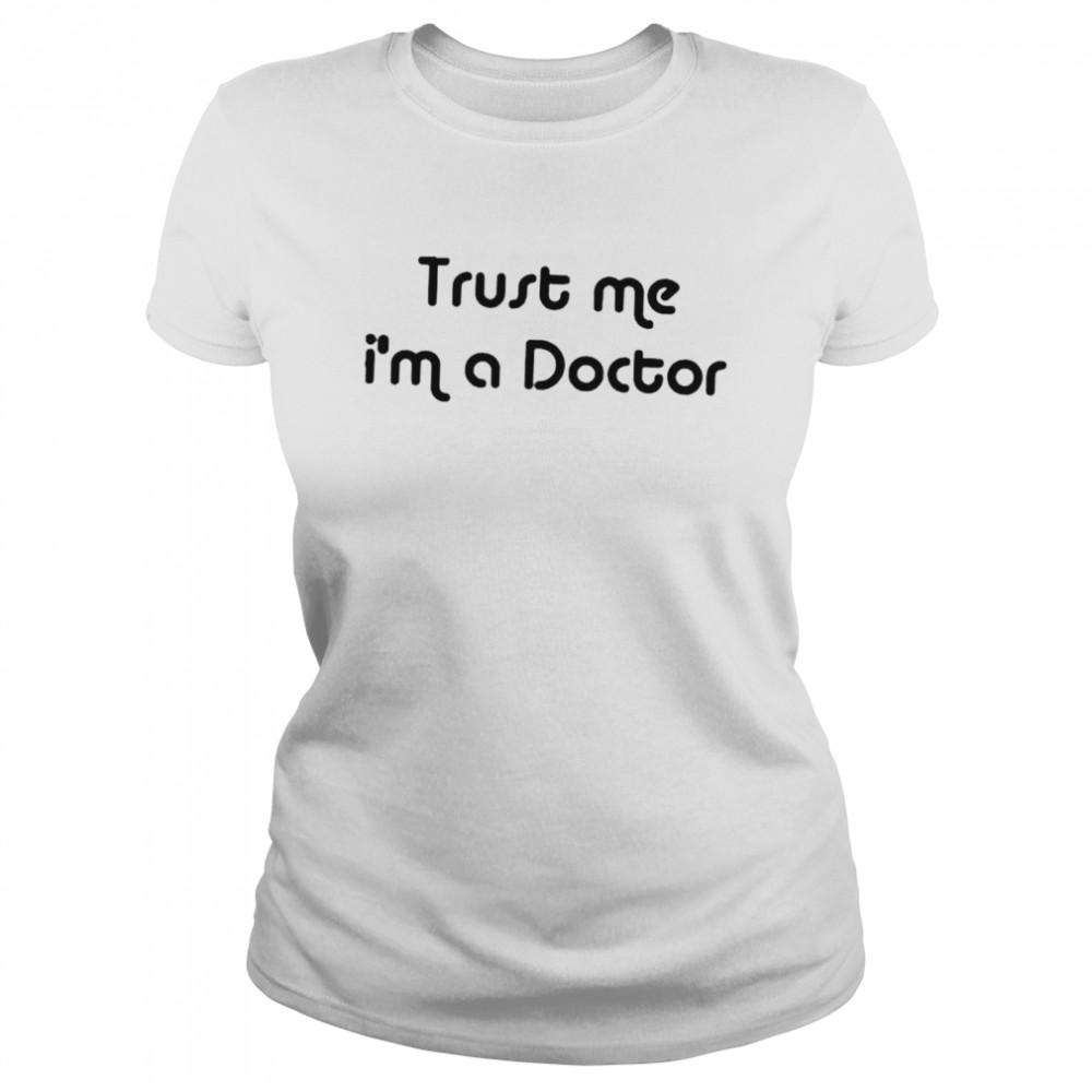 Violet Doctor Who David Tennant Trust Me Im A Doctor shirt Classic Women's T-shirt