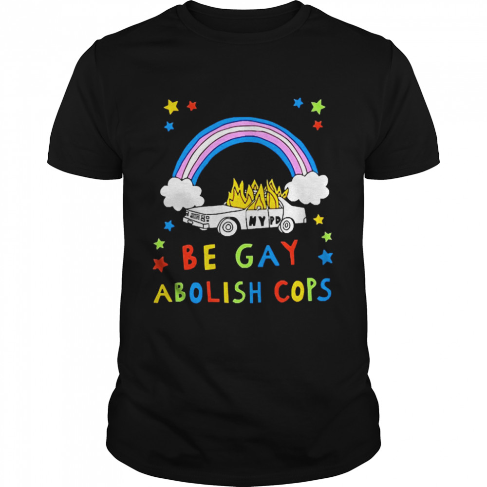 Be Gay Abolish Cops Gender Grayson Colbert  Classic Men's T-shirt