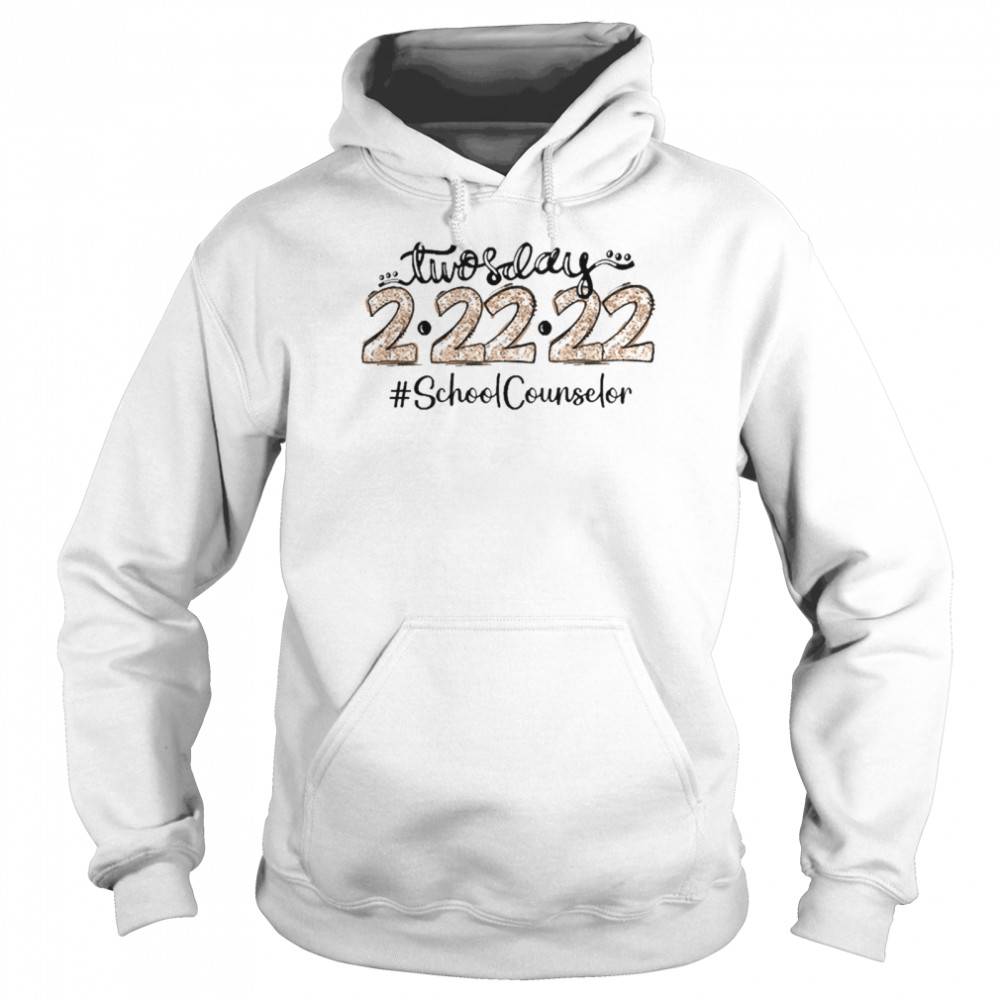Twosday 2-22-22 School Counselor Unisex Hoodie