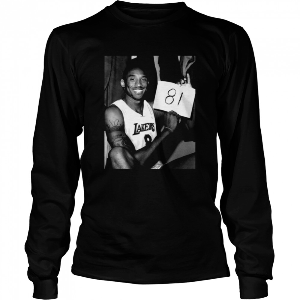 Kobe Bryant 81 Point Game Lakers Legend Shirt Kobe Bryant 81 Shirt