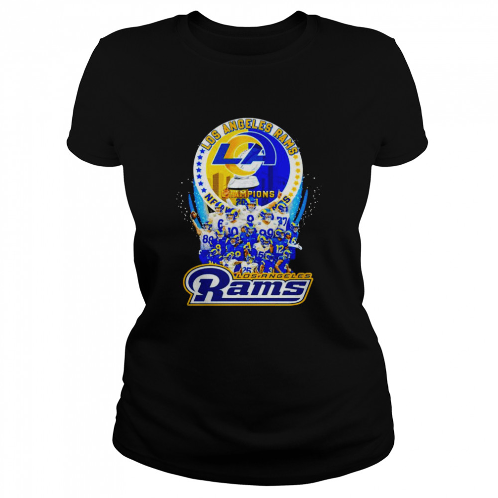Los Angeles Rams Champions Los Angeles Rams All Players 2022 Classic Women's T-shirt