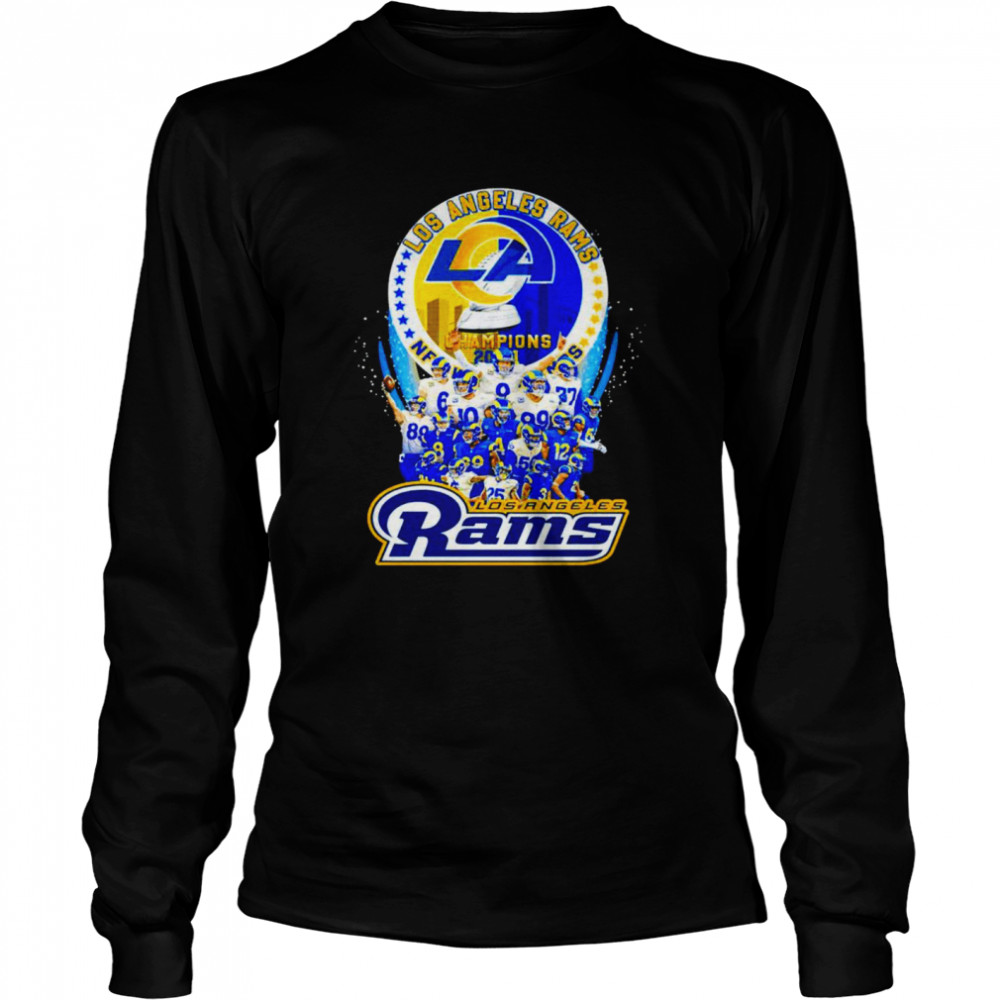 Los Angeles Rams Champions Los Angeles Rams All Players 2022 Long Sleeved T-shirt