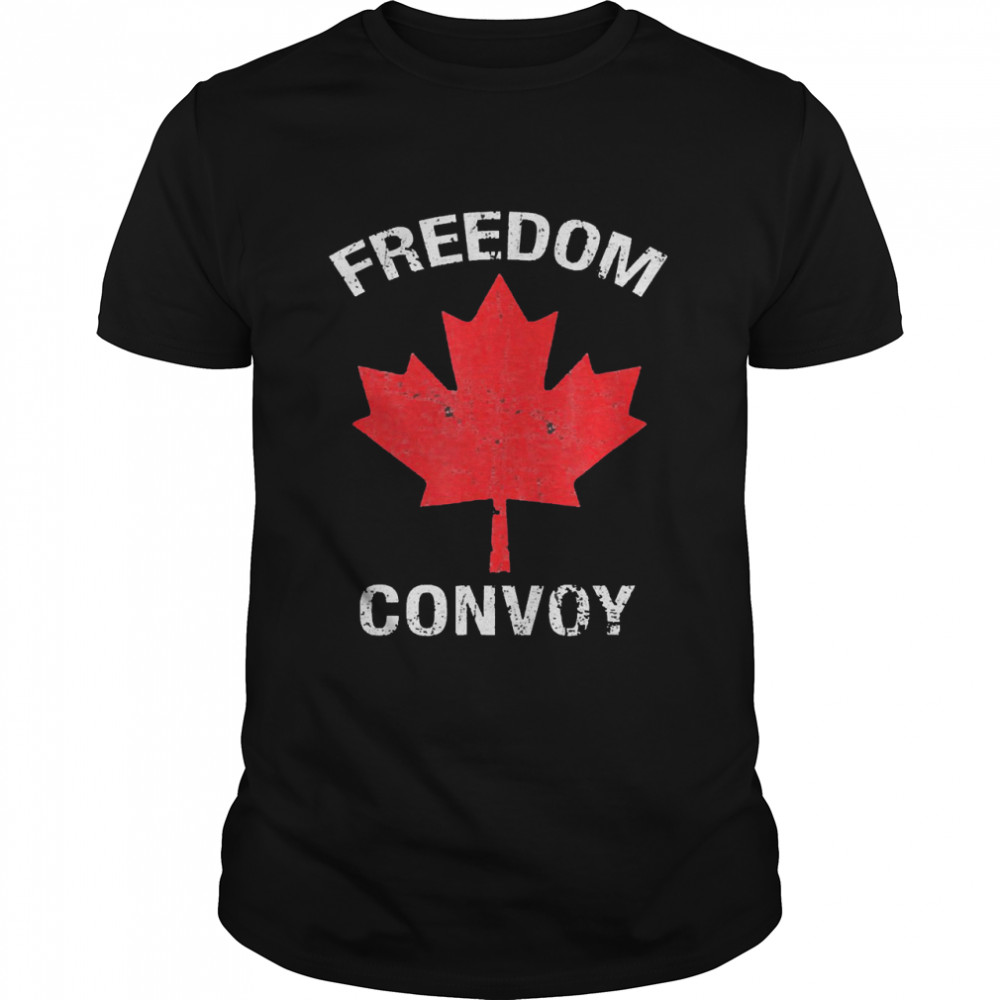 Freedom Convoy 2022 Canadian Trucker Retro Vintage Shirt