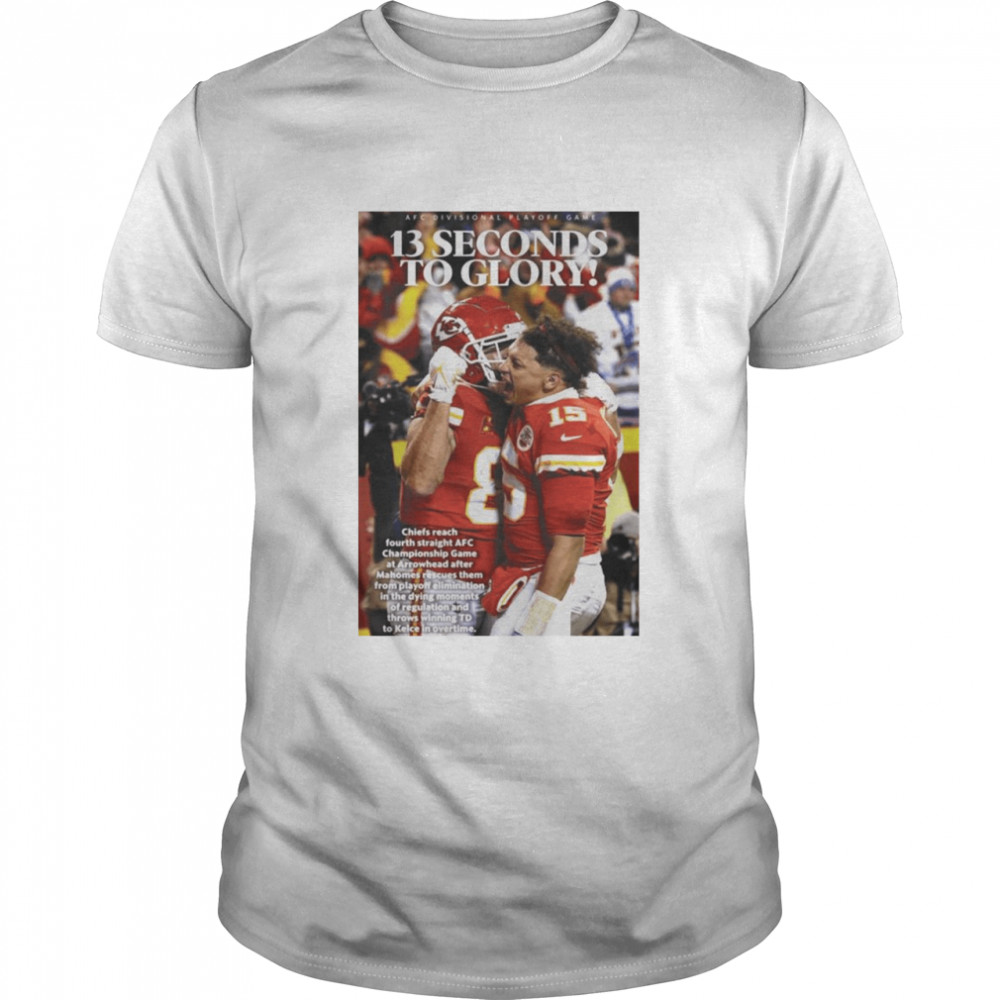 13 Seconds To Glory AFC Divisional Playoff game shirt