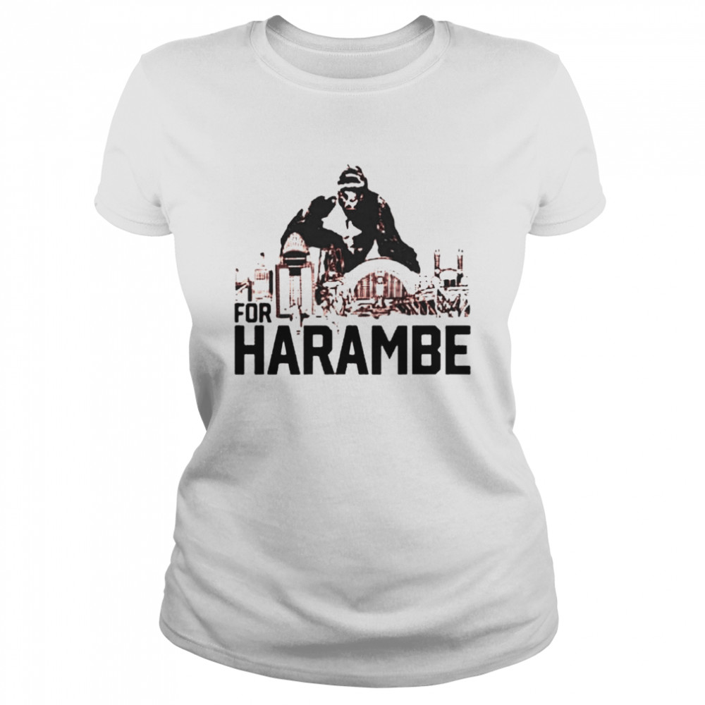 Big Cat for harambe shirt Classic Women's T-shirt
