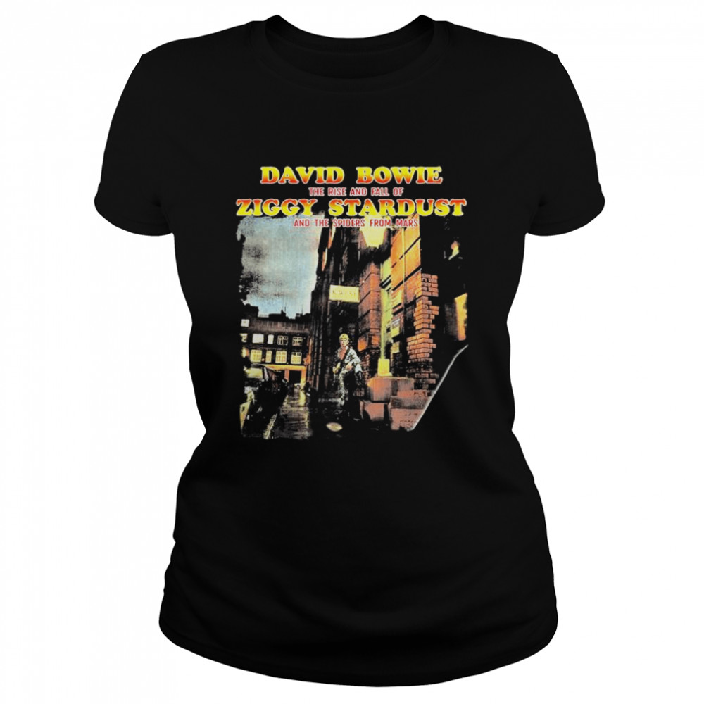 David Bowie Ziggy Stardust & the Spiders from Mars Ringer Tee