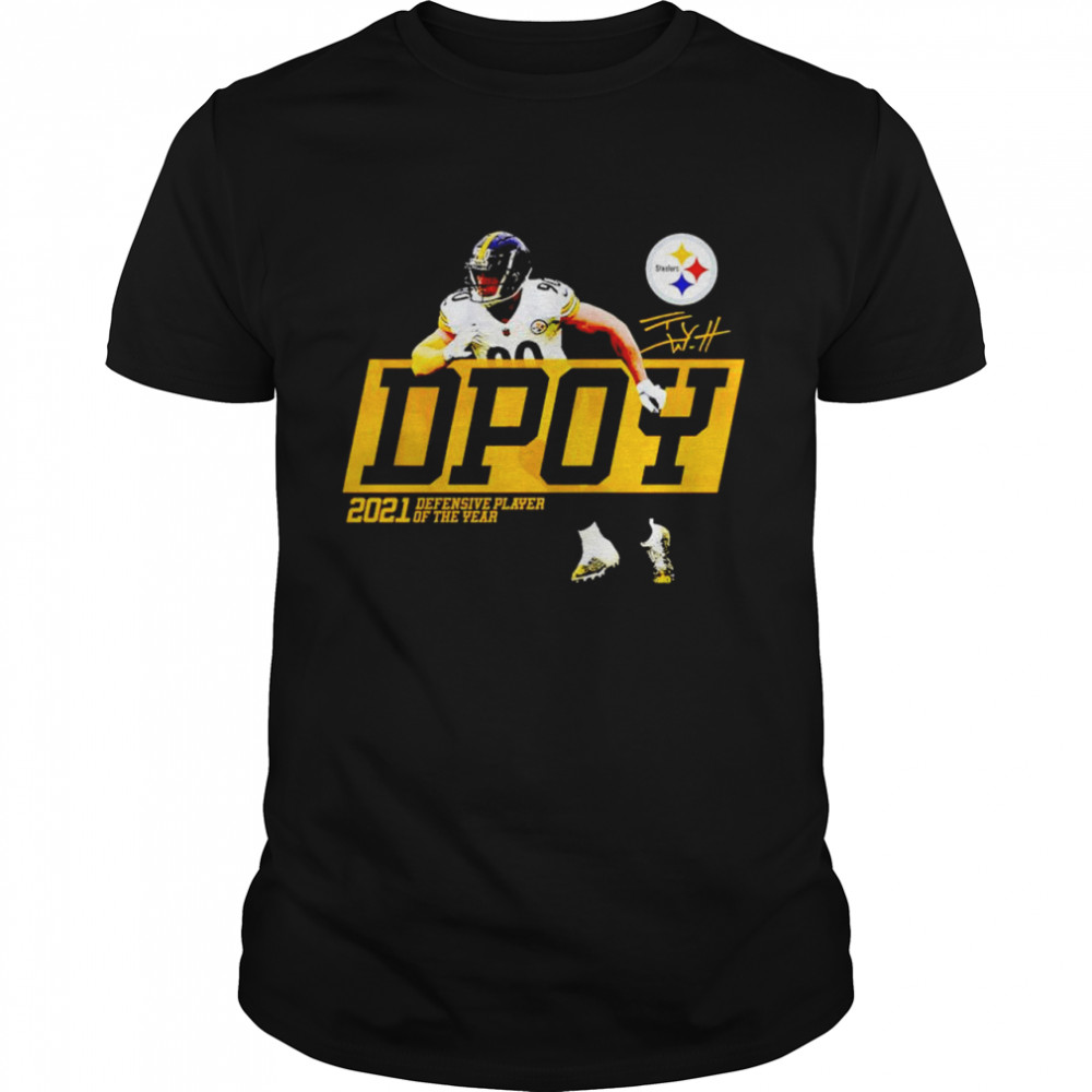Original t.J. Watt Pittsburgh Steelers 2021 NFL defensive player of the year shirt