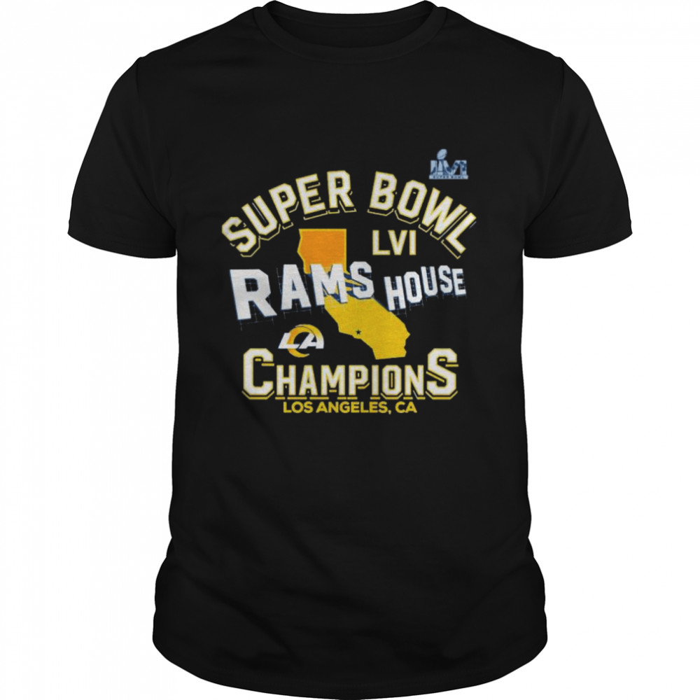 Super Bowl LVI Rams house Champions Los Angeles shirt