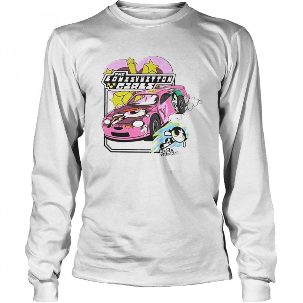 Mega Yacht the powerpuff girls wacky racing shirt