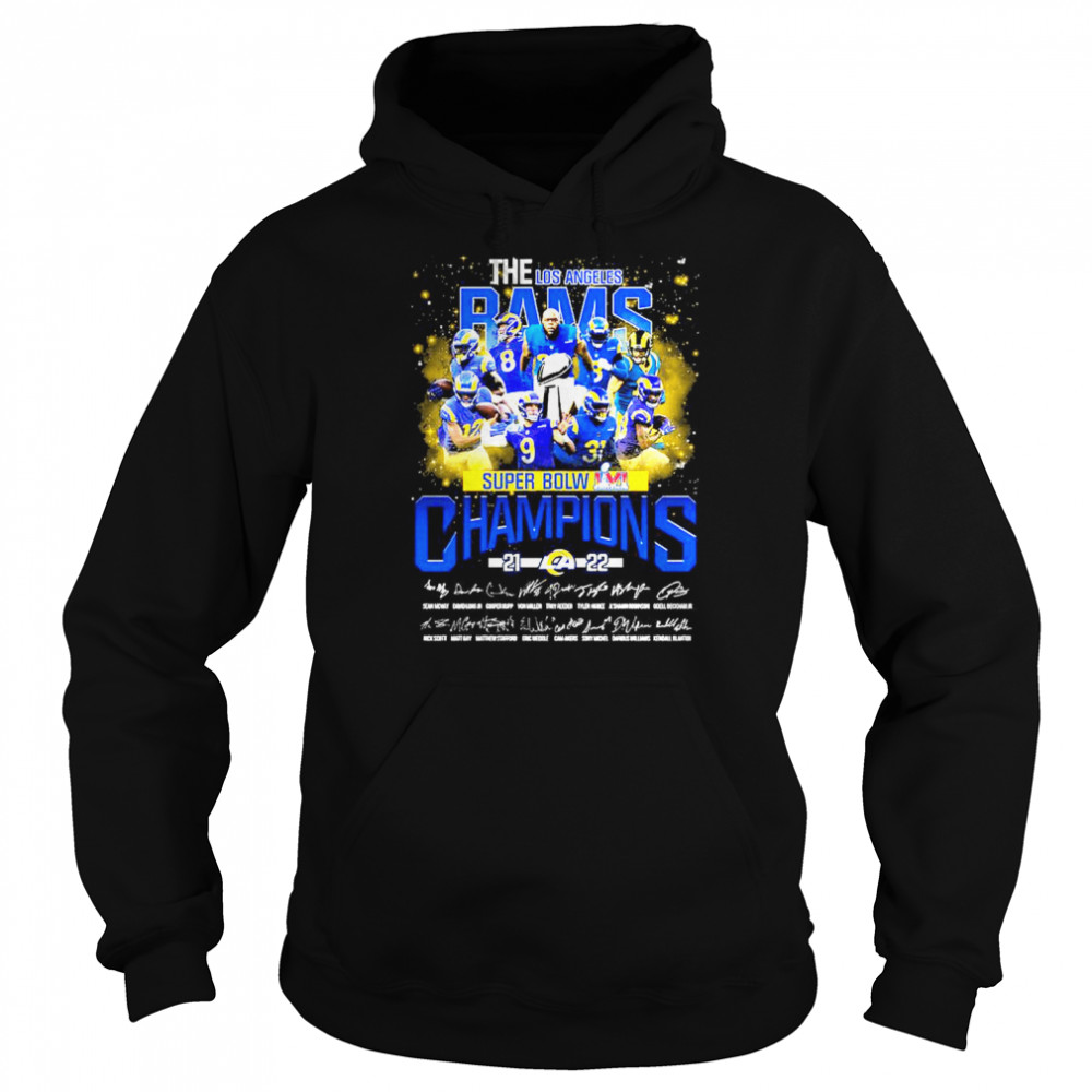 Los angeles rams 2022 super bowl champions shirt, hoodie, sweater