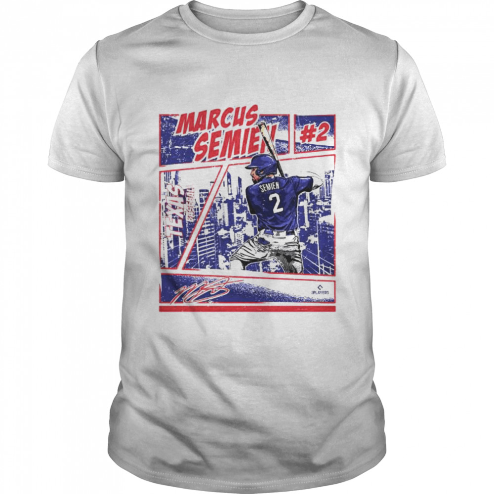 Texas Rangers Marcus Semien texas comic shirt