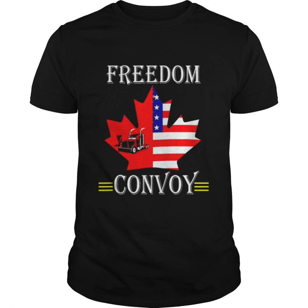 Freedom Convoy Convoy Maple Leaf Shirt