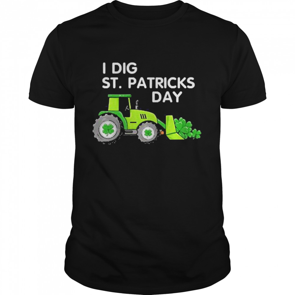 Tractor I Dig St. Patrick’s Day  Classic Men's T-shirt