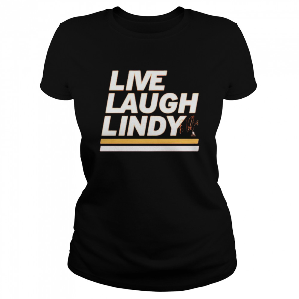 Elias Lindholm live laugh lindy signature shirt Classic Women's T-shirt