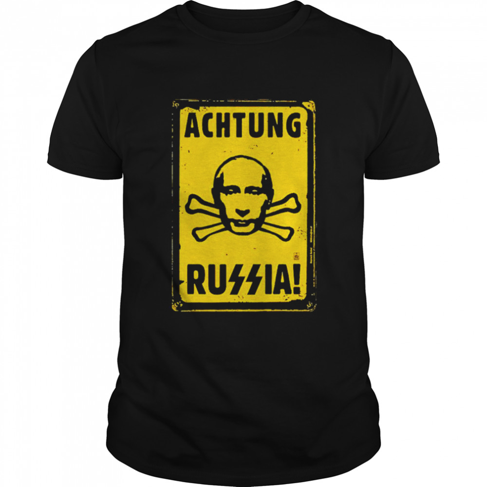 Achtung Russian Funny Shirt