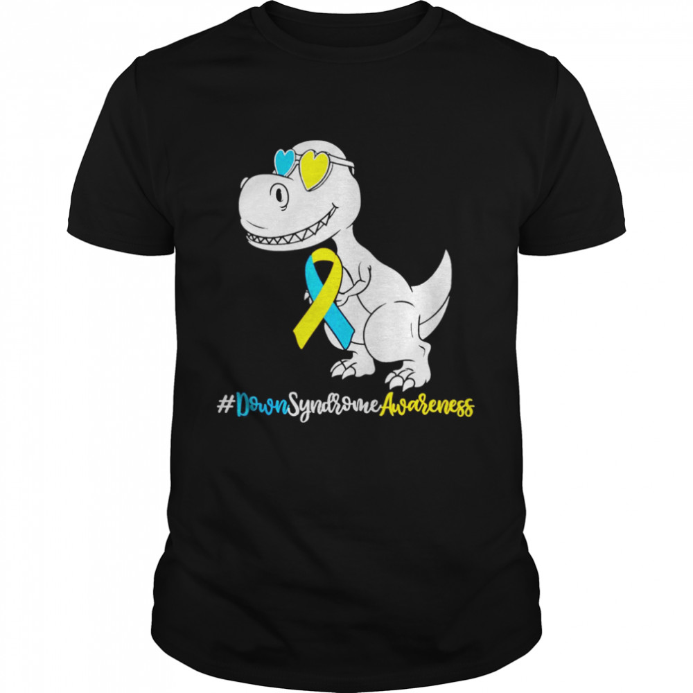 Down Syndrome T-Rex Dinosaur Shirt
