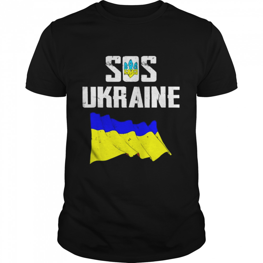 I Stand With Ukraine Flag – Support Free Ukraine Sos Ukraine Shirt