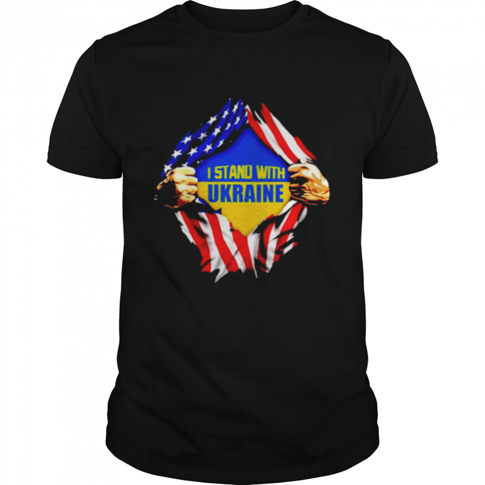 Inside America I Stand With Ukraine Shirt