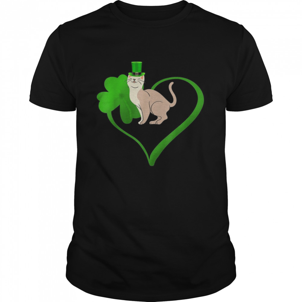 Irish Cat Green Saint Patrick Day 2022 Lucky St Pattys Shirt