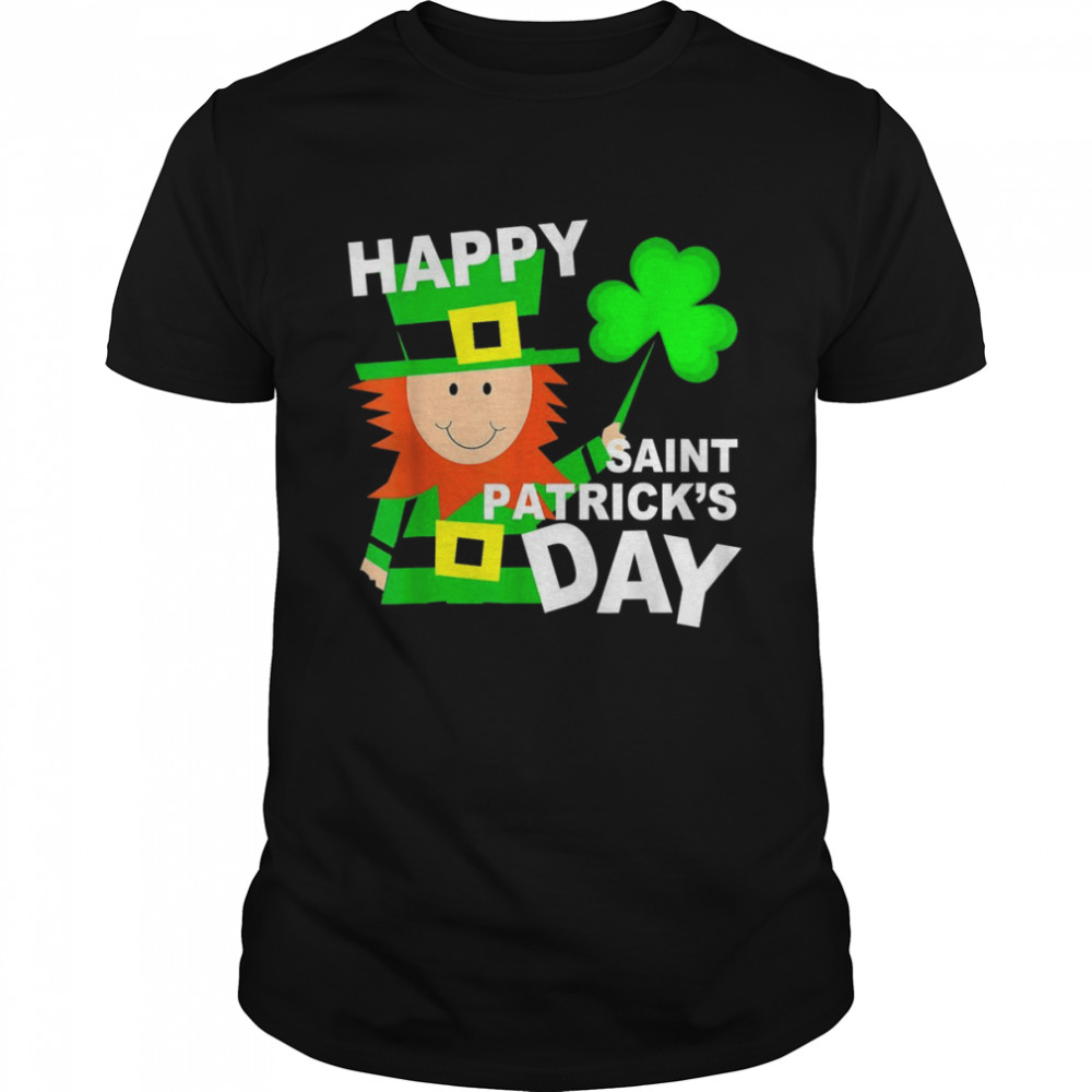 Kids Leprechaun Sayings Boys Girls Happy Saint Patrick Shirt