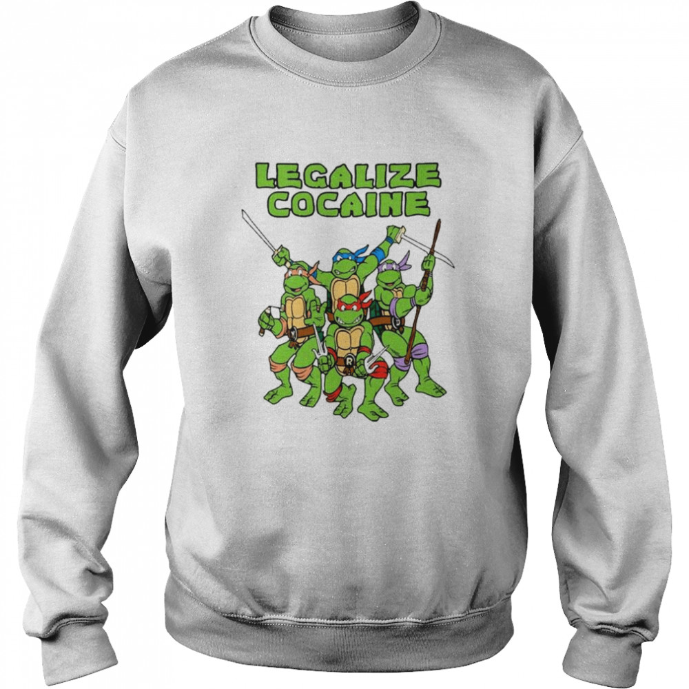 Legalize Cocaine Mutant Ninja Turtles T-Shirt - Kingteeshop