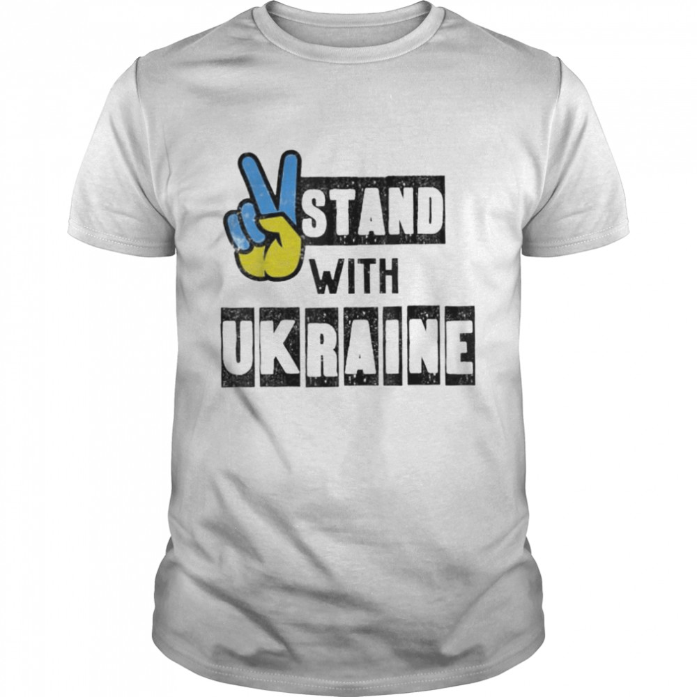 Support Ukraine I Stand With Ukraine Flag T- Classic Men's T-shirt