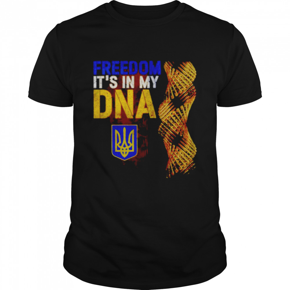 Ukraine freedom in my DNA shirt Classic Men's T-shirt