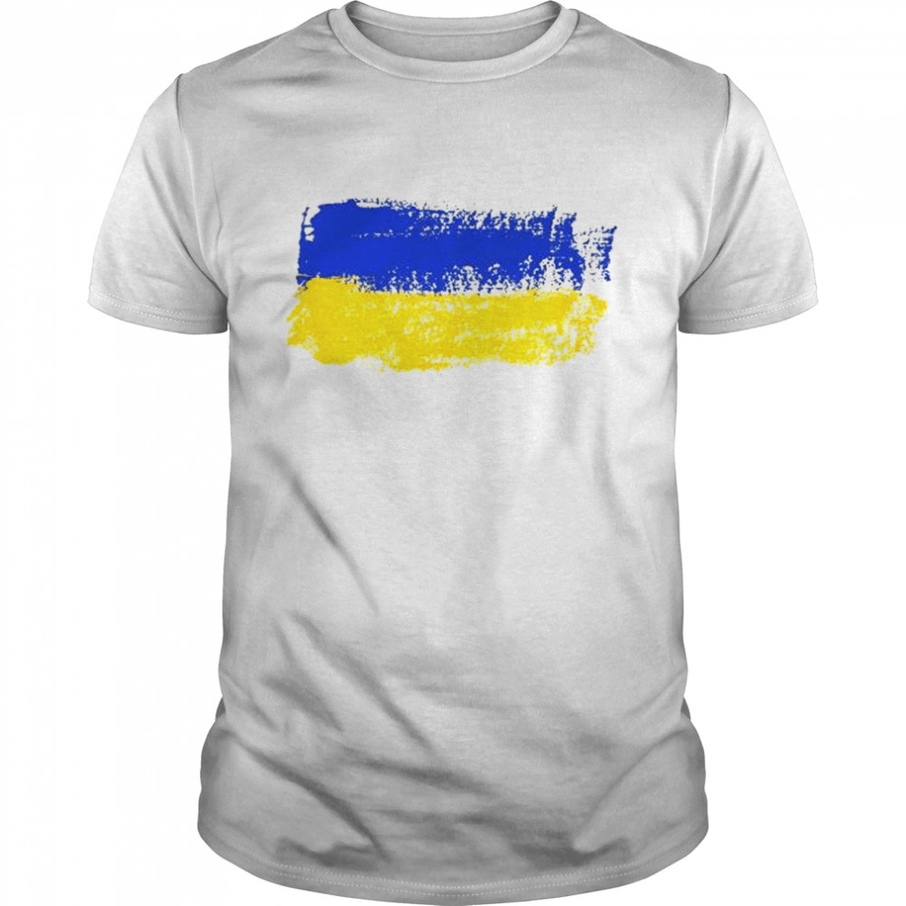 Ukrainian Flag Peace Stand With Ukraine T-Shirt