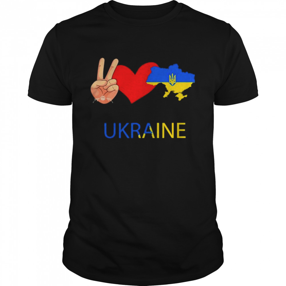 Ukrainian lover I stand with ukraine shirt