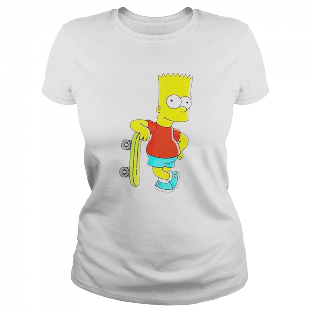Bart Simpson skateboard shirt - Kingteeshop