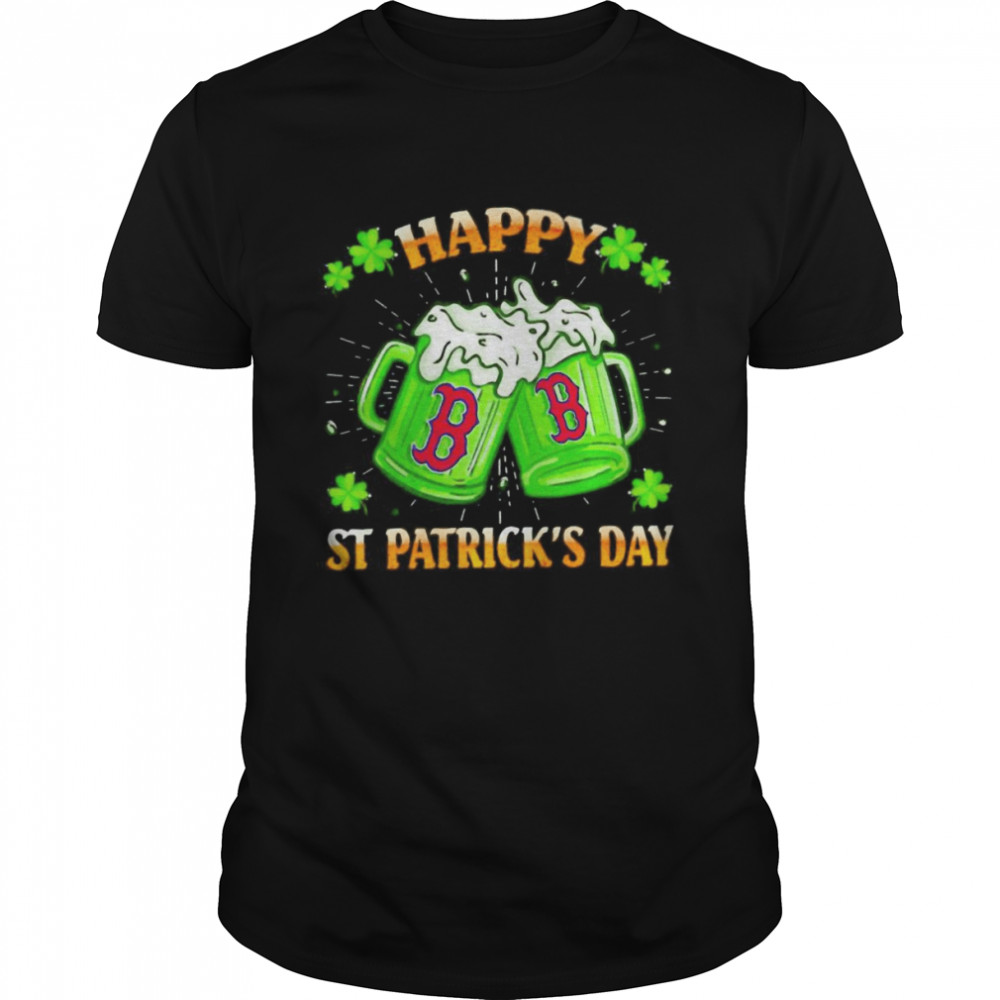 Boston Red Sox happy St Patrick’s day shirt Classic Men's T-shirt
