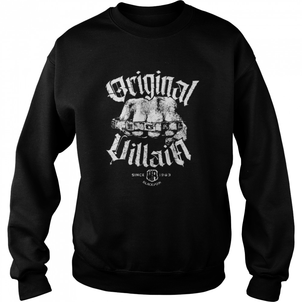 Original Villain Since 1983 Blackpool shirt Unisex Sweatshirt