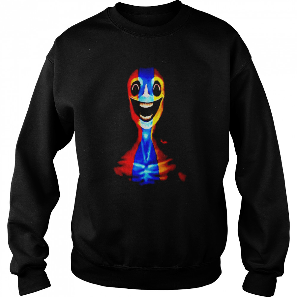 Primary color man horror art shirt Unisex Sweatshirt