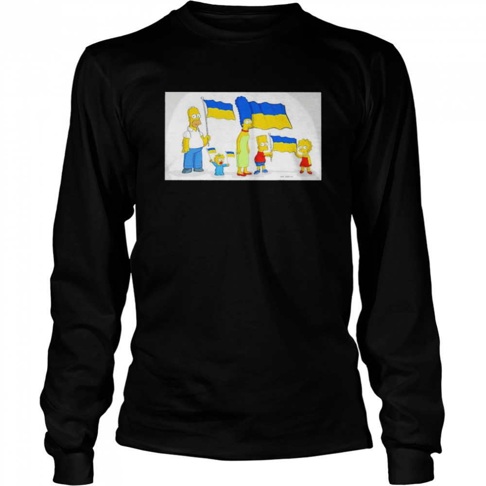 The Simpsons Ukraine Long Sleeved T-shirt